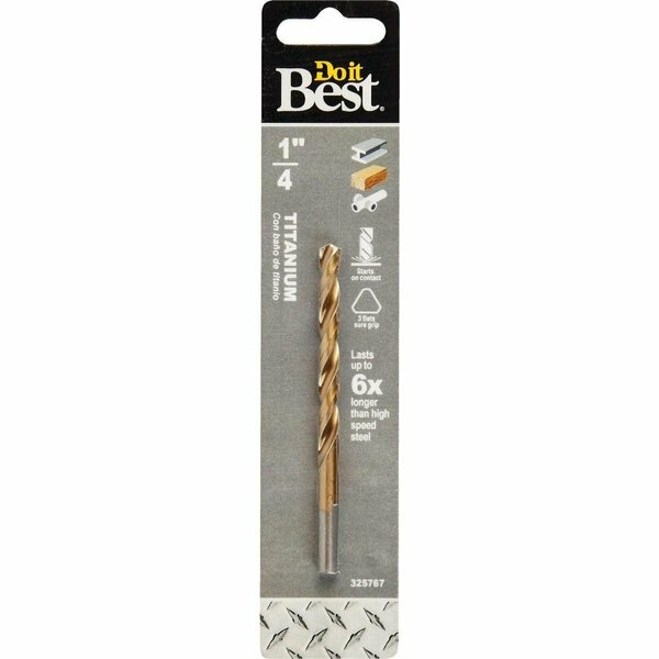 All-Source 1/4 In. Titanium Drill Bit 219541DB